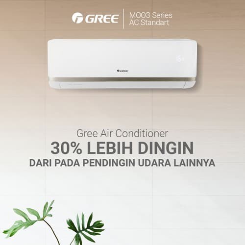 Gree AC Standard Wall Mounted Split MOO 3 Series 1/2 PK - GWC-05MOO3